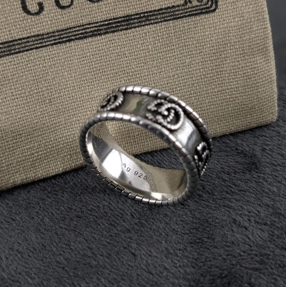 Gucci GG double monogram icon ring 10 - Picture 4 of 8